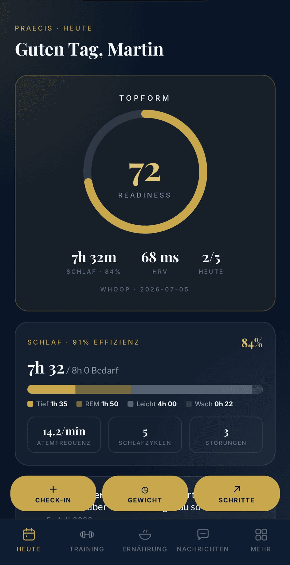 PRAECIS App